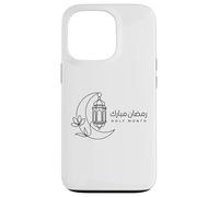 Custodia per iPhone 13 Pro Estetica della lanterna lunare del mese sacro islamico di Ramadan Mubarak