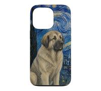 Custodia per iPhone 13 Pro Estrela Mountain Dog Van Gogh Notte stellata