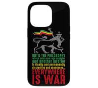 Custodia per iPhone 13 Pro EVERYWHERE IS WAR Discorso Haile Selassie Leone Giuda Reggae