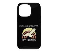 Custodia per iPhone 13 Pro Facilmente distratto dagli uccelli ornitologia Wildlife Birder