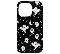 Custodia per iPhone 13 Pro Fantasmi carini Cielo notturno Luna Halloween Fantasma