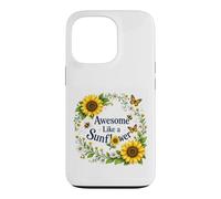 Custodia per iPhone 13 Pro Fantastico tema floreale ispiratore come un girasole