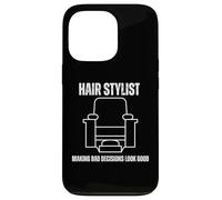 Custodia per iPhone 13 Pro Fare decisioni sbagliate sembrano buoni capelli artista umorismo
