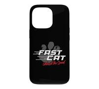 Custodia per iPhone 13 Pro Fast Cat Dog scatena la velocità sport