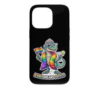 Custodia per iPhone 13 Pro Favoloso Rainbow Pride-o-Saurus Rex