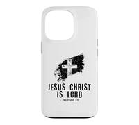 Custodia per iPhone 13 Pro Fede cristiana Gesù è il Signore Chiesa Classi bibliche