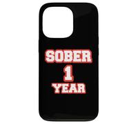 Custodia per iPhone 13 Pro Felice Sobriety 1 Anno Cool Anniversary Red Sobriety