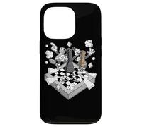 Custodia per iPhone 13 Pro Figure di battaglia di scacchi Chessman Scacco matto Scacchi