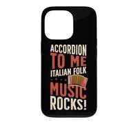 Custodia per iPhone 13 Pro Fisarmonica To Me Italian Folk Music Rocks