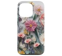 Custodia per iPhone 13 Pro Floral Flower Pattern Botanical Nature Garden Bloom Cute