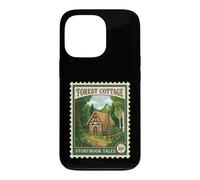 Custodia per iPhone 13 Pro Forest Cotage Storybook Tales, francobollo vintage