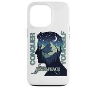 Custodia per iPhone 13 Pro Foresta di montagna doppia esposizione Silhouette natura escursionismo arte