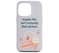 Custodia per iPhone 13 Pro Forse la vita non è davvero così serio kawaii