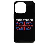 Custodia per iPhone 13 Pro Free Speech is Our Birthright - Anti-Woke Conservative Quote