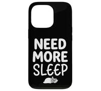 Custodia per iPhone 13 Pro French Bulldog Need More Sleep Frenchie Gifts