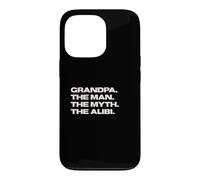 Custodia per iPhone 13 Pro Fun Grandpa - The Man, The Myth, The Alibi