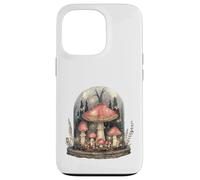 Custodia per iPhone 13 Pro Funghi Incantati Foresta Campana Jar Fungi Art