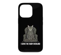 Custodia per iPhone 13 Pro Funny Cat Owner I Serve The Tabby Overlord