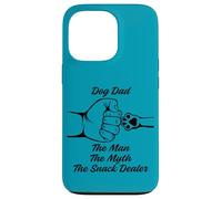 Custodia per iPhone 13 Pro Funny Dog Dad The Man Myth Snack Dealer