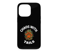 Custodia per iPhone 13 Pro Funny Dog Owner Chaos With Tails Pet Lover