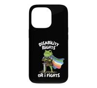 Custodia per iPhone 13 Pro Funny Fight Until Disability Rights Medieval Frog Meme