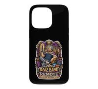 Custodia per iPhone 13 Pro Funny For Dad King Of The Remote Ruler Of Nient'altro