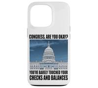 Custodia per iPhone 13 Pro Funny Government Humor Congress US Capitol Politics Joke