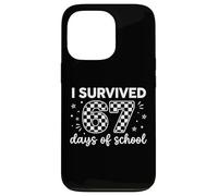 Custodia per iPhone 13 Pro Funny I Survived 67 Days of School Six Seven