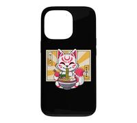 Custodia per iPhone 13 Pro Funny Kawaii Ramen Kids Kitsune Nine Tailed Lover