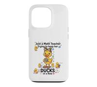 Custodia per iPhone 13 Pro Funny Math Teacher Teacher Appreciation Back to School