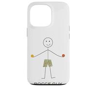 Custodia per iPhone 13 Pro Funny Men Bocce Ball, Boy Bocci Gifts
