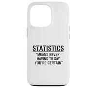 Custodia per iPhone 13 Pro Funny Statistics Definition for Statisticians Data Analysts