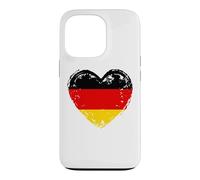 Custodia per iPhone 13 Pro Germania nel mio cuore Bandiera tedesca Orgoglioso patriottico tedesco
