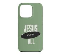 Custodia per iPhone 13 Pro Gesù Paid It All For Me Christian Faith Message Inspiration