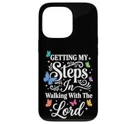 Custodia per iPhone 13 Pro Getting My Steps In Walking With The Lord