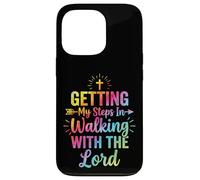 Custodia per iPhone 13 Pro Getting My Steps In Walking With The Lord