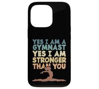 Custodia per iPhone 13 Pro Ginnastica Sì, sono una ginnasta Sì, sono più forte di te
