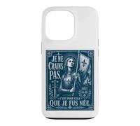 Custodia per iPhone 13 Pro Giovanna d'Arco I Am Not Afraid I Was Nas For This Woodcut Navy