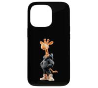 Custodia per iPhone 13 Pro Giraffe Cool Cute Kawaii Cartoon Safari Uomini Donne Bambini