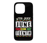 Custodia per iPhone 13 Pro Giugno 4 Luglio Giugno Freedom Day 1865 Uomini Donne Kid Fun