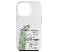 Custodia per iPhone 13 Pro Give Me Your Tired Huddled Masses Statua of Liberty Women