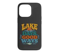 Custodia per iPhone 13 Pro Good Ways Pesca Tramonto Acqua Vibes