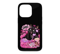 Custodia per iPhone 13 Pro Gossip Cats Purr-ty Y2K - Umorismo rosa