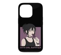 Custodia per iPhone 13 Pro Goth Ragazza Estate Scuro Occulto Emo Anime Manga