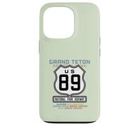 Custodia per iPhone 13 Pro Grand Teton National Park US Highway 89 Elenco dei secchi VEDI INDIETRO
