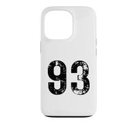 Custodia per iPhone 13 Pro Grande numero 93 per 93° compleanno novantatré anni 1993