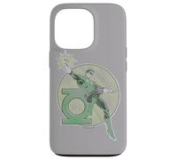 Custodia per iPhone 13 Pro Green Lantern Retro Lantern Iron-On