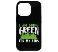 Custodia per iPhone 13 Pro Green Planet Sto diventando verde per l'ambiente dei miei figli
