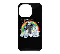 Custodia per iPhone 13 Pro Grim Reaper Riding Unicorn | Aesthetic Pastel Goth Girls