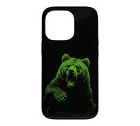 Custodia per iPhone 13 Pro Grizzly Bear Hike Camp Orso bruno arrabbiato vintage